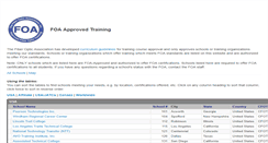 Desktop Screenshot of foa-approved.org